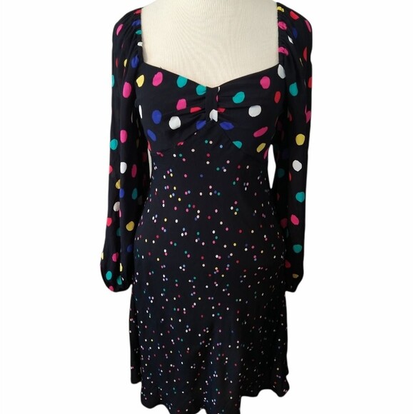 NWT Rixo Polka Dot Christmas Holiday NYE Dress - Picture 12 of 12